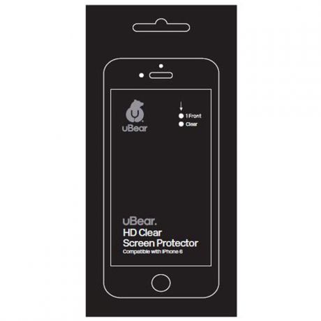 uBear защитная пленка для iPhone 6/6s, глянцевая