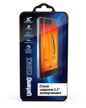 Untamo Essence универсальное защитное стекло для смартфонов 5,5"