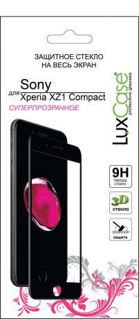LuxCase защитное 3D стекло для Sony Xperia XZ1 compact, Black