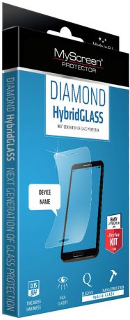 Защитное стекло MyScreen Diamond HybridGLASS EA Kit для Nokia 3, Transparent