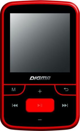MP3 плеер Digma T3 8Gb, Black Red