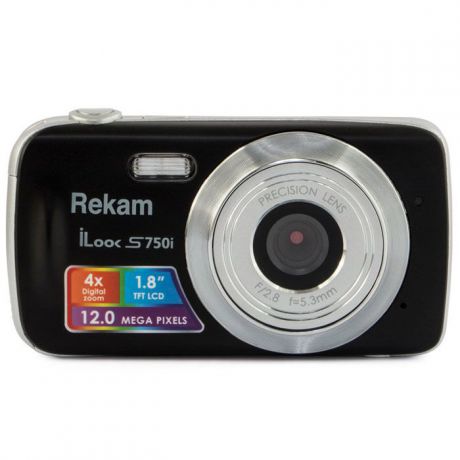 Компактный фотоаппарат Rekam iLook S750i, Black