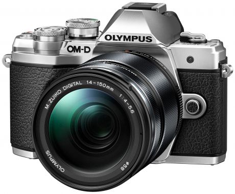 Беззеркальный фотоаппарат Olympus E-M10 Mark III, Silver + объектив M.ZUIKO DIGITAL ED 14-150mm 1:4-5.6 II, Silver, V207070SE010