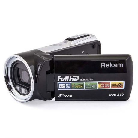Видеокамера Rekam DVC-340, Black