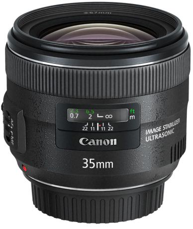 Объектив Canon EF 35 mm 2.0 IS USM, Black
