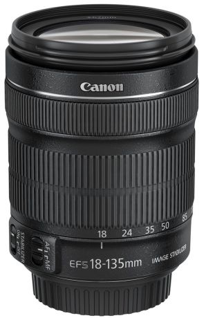 Объектив Canon EF-S 18-135 mm 3.5-5.6 IS STM, черный
