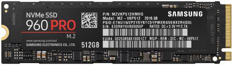 Samsung 960 PRO 512GB SSD-накопитель (MZ-V6P512BW)