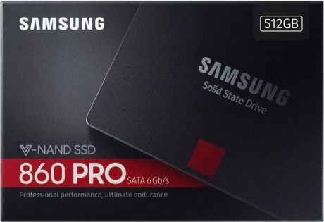 SSD диск Samsung 860 PRO SATA III 512Gb (MZ-76P512BW)