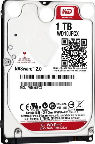 Внутренний жесткий диск WD Red 1TB (WD10JFCX)