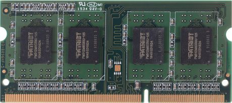 Patriot DDR3 SO-DIMM 4Gb 1600МГц модуль оперативной памяти (PSD34G1600L81S)