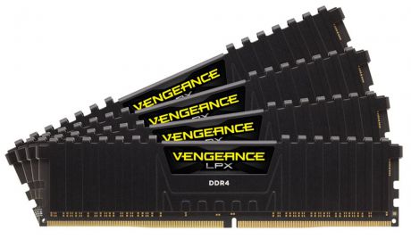 Комплект модулей оперативной памяти Corsair Vengeance LPX DDR4 4x8Gb 2133 МГц, Black (CMK32GX4M4A2133C13)