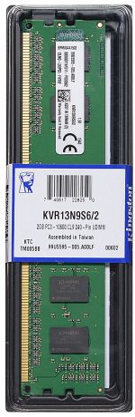 Модуль оперативной памяти Kingston DDR3 2GB 1333 МГц (KVR13N9S6/2)