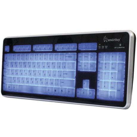Клавиатура SmartBuy SBK-301 USB, Black White мультимедийная