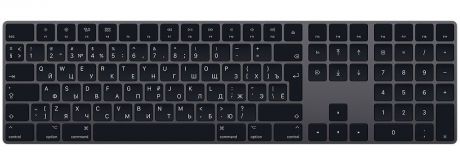 Клавиатура Apple Magic Keyboard, Space Grey с цифровой панелью