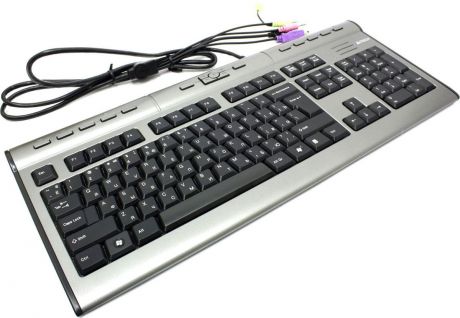 Клавиатура Клавиатура A4Tech KLS-7MUU, Silver Black
