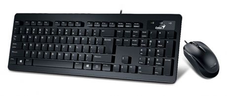 Комплект мышь + клавиатура Genius SlimStar C130, Black