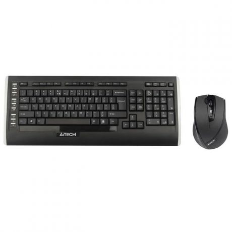 Комплект мышь + клавиатура A4Tech 9300F, Black