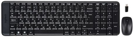 Комплект мышь + клавиатура Logitech Desktop MK220, Black (920-003169)