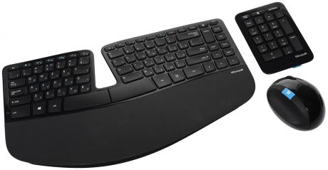 Комплект мышь + клавиатура Microsoft Sculpt Ergonomic Desktop, Black USB
