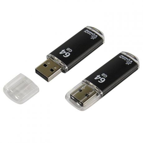SmartBuy V-Cut 64GB, Black USB-накопитель