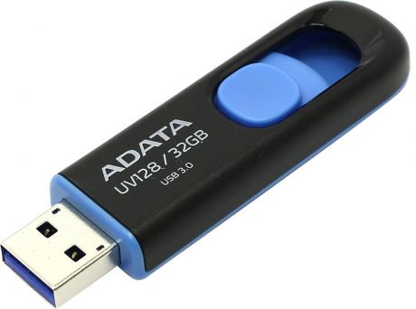 ADATA UV128 32GB, Black Blue USB флеш-накопитель