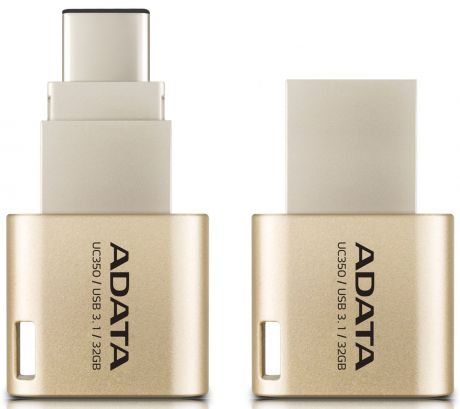 ADATA UC350 32GB, Gold USB-накопитель