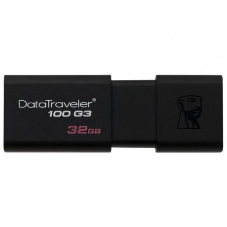 USB Флеш-накопитель Kingston DT100G3/32GB, черный