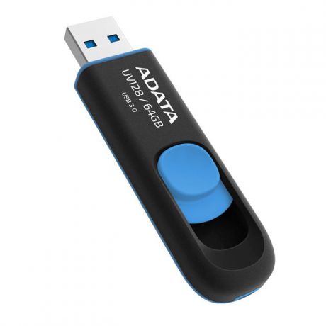 ADATA UV128 64GB, Black Blue USB-накопитель