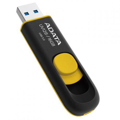 ADATA UV128 16GB, Black Yellow USB-накопитель