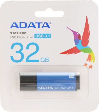 ADATA S102 Pro 32GB, Blue USB-накопитель