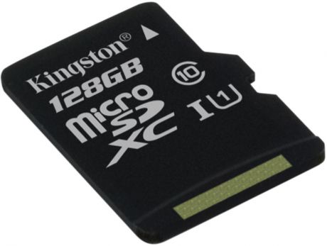 Kingston microSDXC Class 10 UHS-I 128GB карта памяти (45/10 Мб/с)