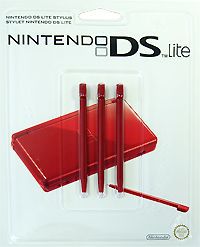 Стилус для Nintendo DS Lite красного цвета (комплект из 3 шт.)