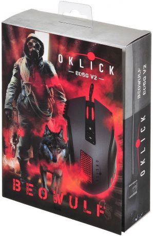 Игровая мышь Oklick 805G V2 Beowulf, Black