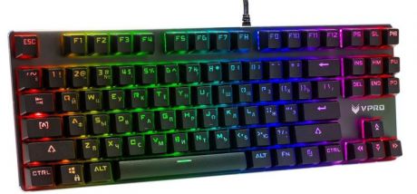 Игровая клавиатура Rapoo V500RGB Alloy, Black