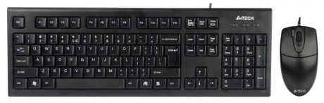 Комплект игровая мышь + клавиатура A4Tech KR-8520D, Black