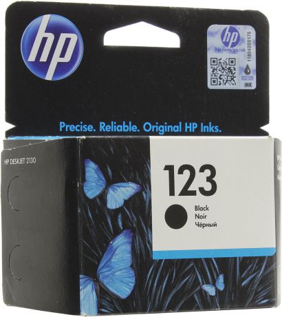 Картридж HP 123 (F6V17AE), черный