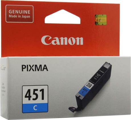 Canon CLI-451, Cyan картридж для PIXMA MG6340/MG5440/IP7240