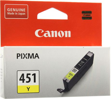 Canon CLI-451, Yellow картридж для PIXMA MG6340/MG5440/IP7240