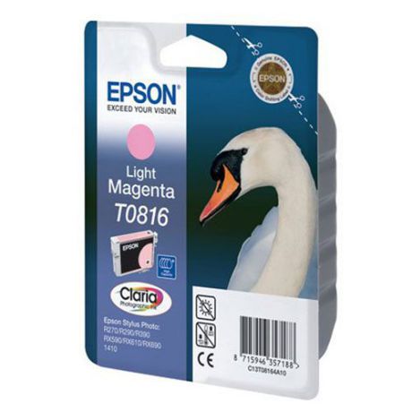 Картридж Epson T0816 (C13T11164A10), светло-пурпурный