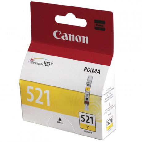 Canon CLI-521Y, Yellow картридж для струйных МФУ/принтеров