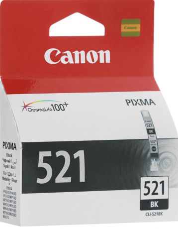Canon CLI-521BK, Black картридж для струйных МФУ/принтеров
