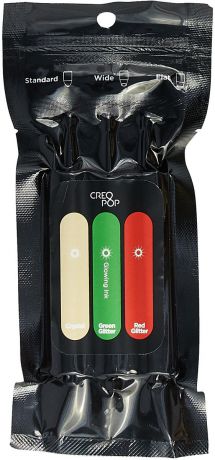 Чернила для 3D ручки CreoPop SKU007R, светящиеся в темноте, Green
