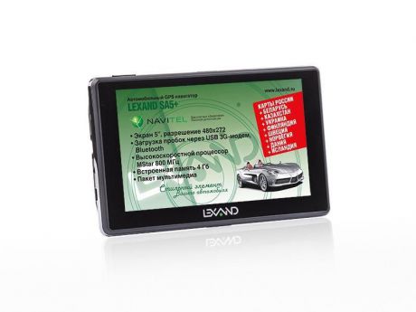 Lexand SA5+, Black GPS навигатор