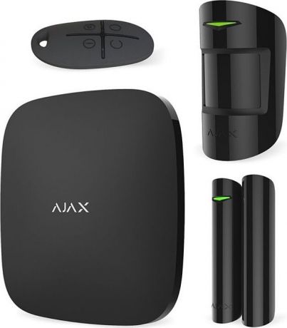 Ajax StarterKit, Black комплект радиоканальной охранной сигнализации