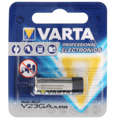 Батарейка Varta "Professional Electronics", тип V23GA, 12В, 1 шт