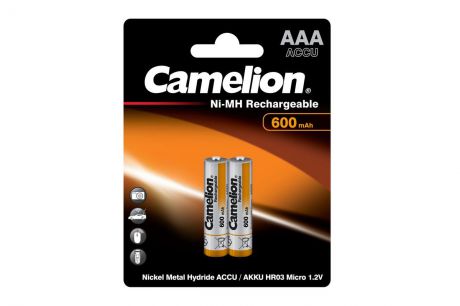 Аккумуляторная батарейка Camelion AAA- 600mAh