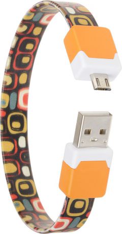 DVTech CB135 multicolor, Orange кабель USB-micro USB 2.0 25 см