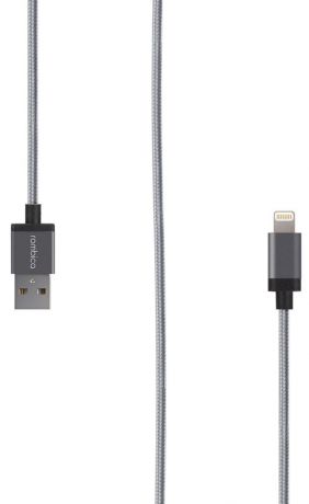 Rombica Digital IB-03 USB - Apple Lightning (MFI), Grey кабель (1 м)