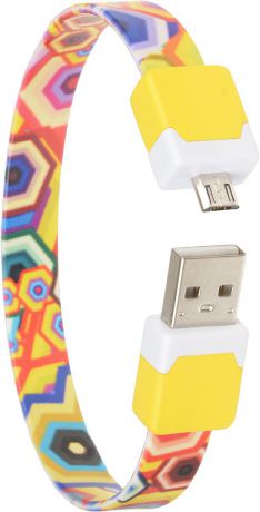 DVTech CB135 multicolor, Yellow кабель USB-micro USB 2.0 25 см