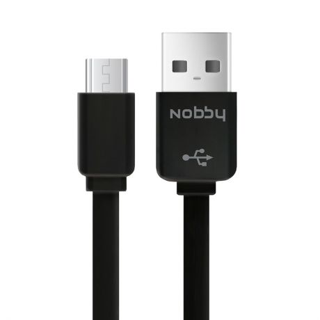 Nobby Connect 008-001, Black кабель USB-microUSB (0,23 м)